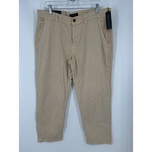 Banana Republic Surplus Twill Pants Athletic Fit Tapered Leg‎ Beige Tan 36x30